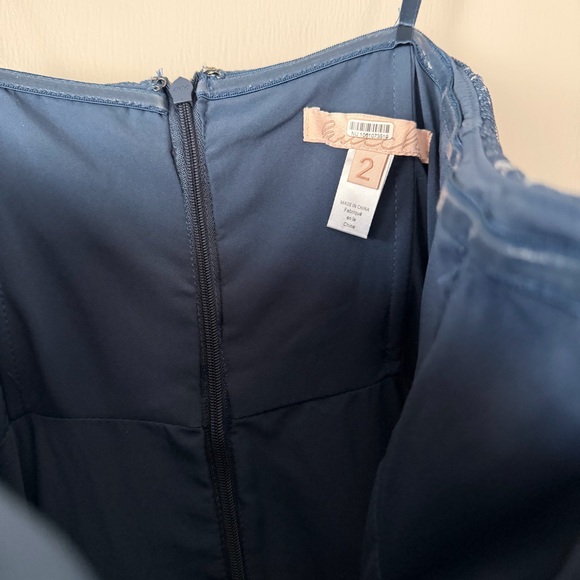 Hutch corene Tulle Gown midi two tone navy - Picture 7 of 11